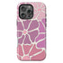 Custom Initials Abstract Flowers iPhone Case - V2